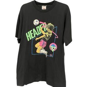 Vintage 90s Header Soccer Team USA Olympics Single Stitch Shirt Adult XL